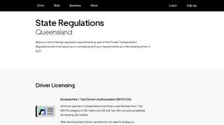 Regulations in Queensland | Uber
