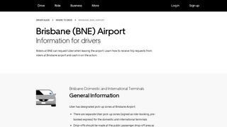 Accepting trips at Brisbane (BNE) Airport | Uber
