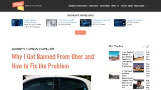 Why I Got Banned From Uber and How to Fix the Problem - Johnny Jet