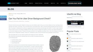 Can You Fail An Uber Driver Background Check? - UberKit.net Blog