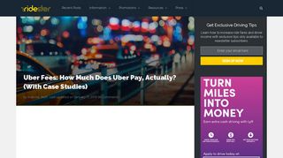 Uber Fees: How Much Does Uber Pay, Actually? (With Case Studies)