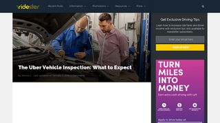 The Uber Vehicle Inspection: What to Expect - Ridester