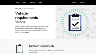 Vehicle Requirements in Melbourne | Uber