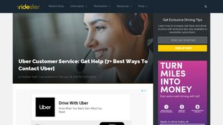 Uber Customer Service: Get Help [7+ Best Ways To Contact Uber]
