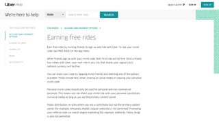 Earning free rides | Uber Rider Help