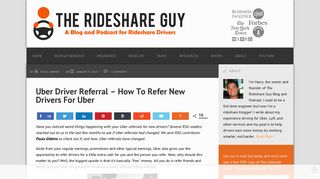 Uber Driver Referral - How To Refer New Drivers For Uber
