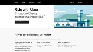 Request Uber at Singapore Changi International Airport (SIN) | Uber