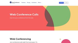 Web Conference Calls | UberConference