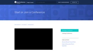 Start or Join a Conference – UberConference