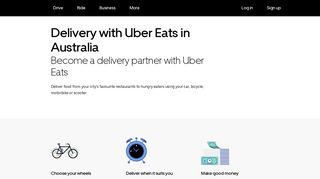 Become a delivery partner in Australia with Uber Eats | Uber