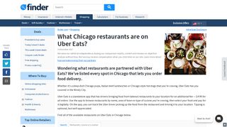 Free delivery from Chicago restaurants on Uber Eats | finder.com