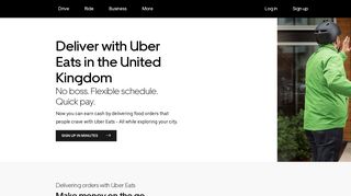 Deliver with Uber Eats in the United Kingdom | Uber