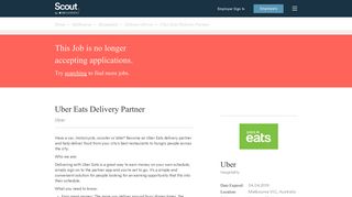 Uber Eats Delivery Partner at Uber in Melbourne | Scout by Broadsheet