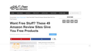 These 49 Amazon Review Sites Will Get You FREE Products!