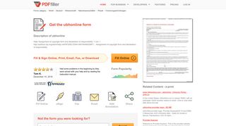 Ubhonline - Fill Online, Printable, Fillable, Blank | PDFfiller