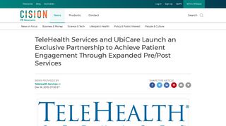 TeleHealth Services and UbiCare Launch an Exclusive Partnership to ...