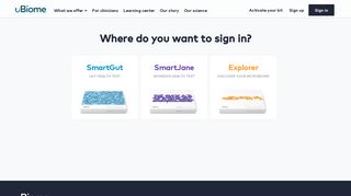 Sign In - uBiome