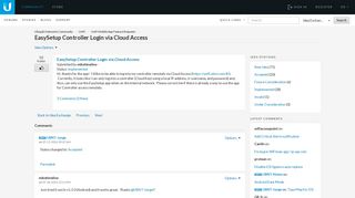 EasySetup Controller Login via Cloud Access - Ubiquiti Networks ...