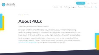 401k - Your Complete Guide to Getting Started | Ubiquity