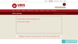 UBIS University Online Learning - UBIS University