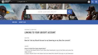 Linking to Your Ubisoft Account - Ubisoft Support