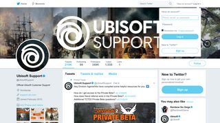 Ubisoft Support (@UbisoftSupport) | Twitter