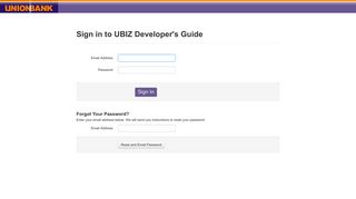 UBIZ Developer's Guide :: Login