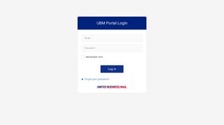 UBM Portal Login