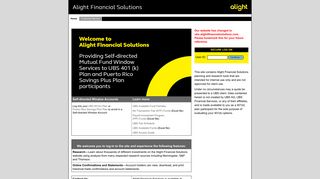 Alight Financial Solutions - Welcome