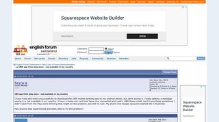 UBS app from play store - not available in my country - English ...