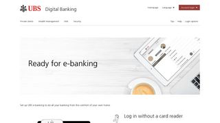 e-banking: Ready to go in 7 steps | UBS Switzerland