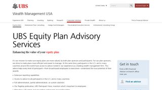 Equity plans | UBS United States