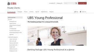 Young Professional: Account for young professionals | UBS Switzerland