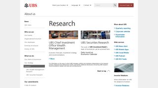Research | UBS Global topics
