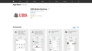 UBS Mobile Banking on the App Store - iTunes - Apple