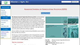 Albanian J. Agric. Sci. - Google Sites