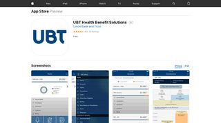 UBT Health Benefit Solutions on the App Store - iTunes - Apple