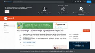 18.04 - How to change Ubuntu Budgie login screen background? - Ask ...