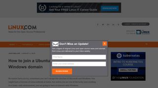 How to join a Ubuntu machine to a Windows domain | Linux.com | The ...