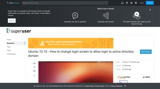 Ubuntu 12.10 - How to change login screen to allow login to active ...