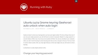 Ubuntu 14.04 Gnome keyring (Seahorse) auto unlock when auto login ...