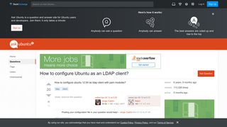 How to configure Ubuntu as an LDAP client? - Ask Ubuntu