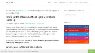 How to Switch Between GDM and LightDM in Ubuntu - It's FOSS