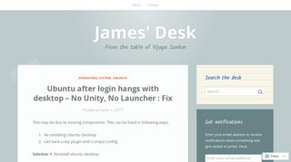 Ubuntu after login hangs with desktop – No Unity, No Launcher : Fix ...