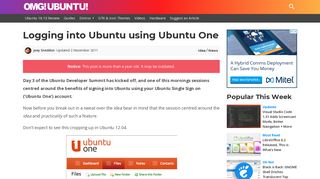 Logging into Ubuntu using Ubuntu One - OMG! Ubuntu!