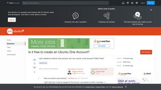 Is it free to create an Ubuntu One Account? - Ask Ubuntu
