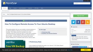 How To Configure Remote Access To Your Ubuntu Desktop