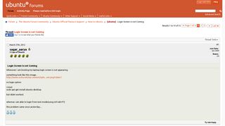 [ubuntu] Login Screen is not Coming - Ubuntu Forums