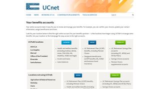 Your benefits accounts - UCnet - University of California