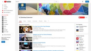 UC Berkeley Extension - YouTube